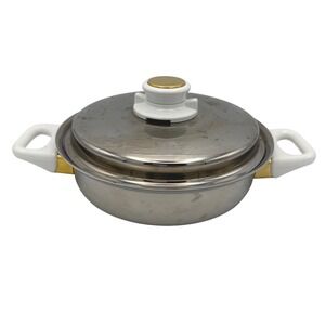 Health Craft 5 Ply Nicromium Surgical Steel 1.25 Qt Saucepan with Lid